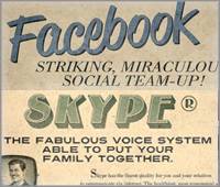  Facebook  Skype