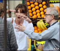 Карла Бруни снимается в романтической комедии Аллена "Полночь в Париже"