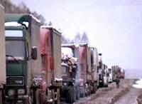 Федеральные трассы закрываются для движения грузовых автомобилей