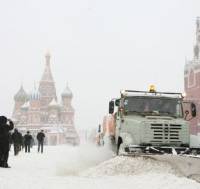 В Москве начался сильный снегопад