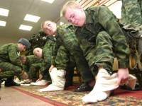 Российские солдаты будут одеты в плюшевые носки