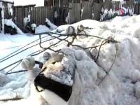 В Челябинской области из-за снегопада 35 тысяч человек остались без света