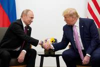 Путин и Трамп приняли заявление к годовщине встречи на Эльбе