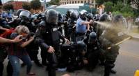 В Атланте против протестующих применили слезоточивый газ