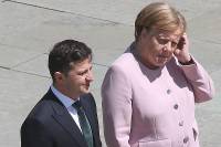Зеленский и Меркель начали переговоры в Киеве
