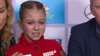 Трусова не сдержала слез после серебра на Олимпиаде