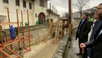 В Крыму дала трещину  стена одного из зданий реставрируемого Ханского дворца