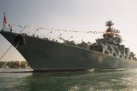 На борту ракетного крейсера «Москва» при пожаре сдетонировал боезапас